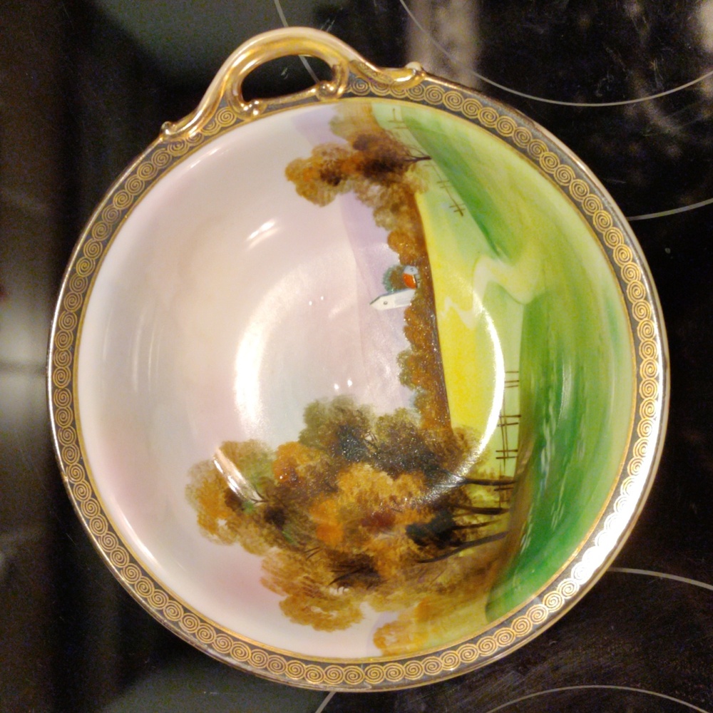 NIPPON ANTIQUE HAND PAINTED BOWL